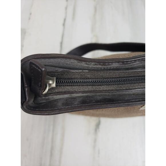 The Sak Elliot Lucca Brown Crochet Shoulder Bag Women's Purse - Picture 11 of 12